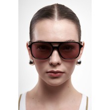 Bilge Karga Cleo Black Dark Red Güneş Gözlüğü