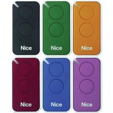Nice Era Inti 2 Kanallı Otomatik Kapı Kumandası Renkli 200 gr Ergonomik Tasarım ile Güvenli Kullanım