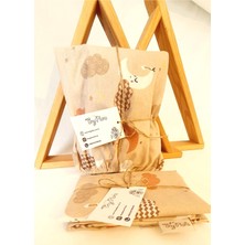 Özgürce Yumuşak ve Rahat Lastikli Bebek Çarşaf ve Yastık Kılıfı Takımı 80X130 cm