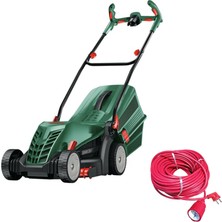 Bosch Universal Rotak 34-405 Çim Biçme Makinesi 1300 W + Evakat 3*2,5 Uzatma Kablosu 30MT