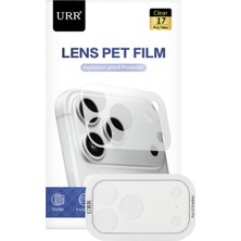 Urr iPhone 17 Pro Kamera Lens Koruyucu Pet Film - Şeffaf
