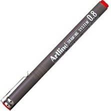 Artline 0.8 Mm Kırmızı Renkli Çizim Kalemi Özellikleriyle Sanat İçin Tasarlandı