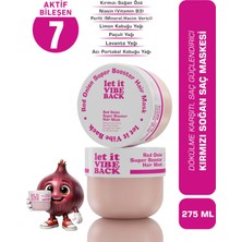 Let It Vibe Back Kırmızı Soğan Özlü Saç Peeling Maske – 275 ml | Yıpranmış Saç Derisi ve Saçlara Yönelik Yoğun Bakım