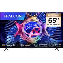 iFFALCON 65U95A 65'' 165 Ekran Uydu Alıcılı 4K Ultra HD Google MiniLED TV
