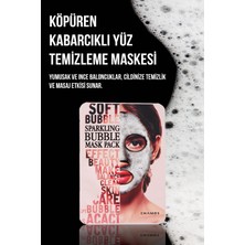 Chamos Köpüren Kabarcıklı Yüz Temizleme Maskesi Arındırıcı Özellikte Tek Kullanımlık 1 Adet
