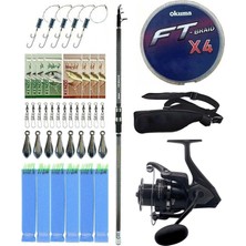 Yek Outdoor Yekoutdoor Olta Seti Okuma Revenger Tele Surf 420 cm Surf Kamışı&okuma Wave Power WP-8000A1 Olta Makinesi