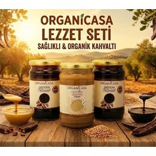 3lü Set Organicasa Organik Keçiboynuzu Pekmezi 380 Grx2+ Organicasa Organik Tahin 300 gr