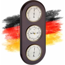 Sevgift Tfa 20.1064.03 Üçlü Ölçüm Cihazı | Nem Sıcaklık Barometre Hava Ölçer (Alman)