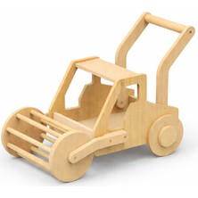 Vivaverse Traktör Görünümlü Montessori Aktivite Yürüteci | Oyuncak Sepetli | Geçmeli Sistem & Kolay Kurulum