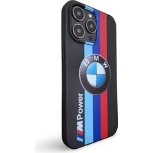 Epro iPhone 15 Pro Max Uyumlu Bmw M Power Baskılı Içi Kadife Yüksek Kalite Soft Silikon Kılıf