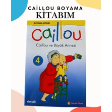 Burhan Yayınları Caillou Boyama Kitabım: Caillou ve Büyükannesi