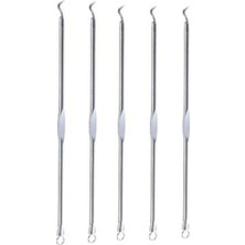 Çift Uçlu   Siyah Nokta Temizleme Aleti (Çengel Uçlu 5 Adet)