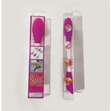 Silikon Yüz Temizleme Fırçası 2 In 1 Aplikatör Fırça Maske Fırça Temizleme