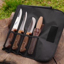 Köse Mehmet 3’lü Kesme Bıçağı Seti & Masat – Paslanmaz Çelik Profesyonel Mutfak Seti