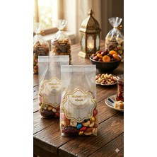 MixmioLife Ramazan Temalı Poşet 13X25 cm Hediyelik Yapışkanlı  Ambalaj 50 Adet