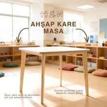 Yaz Sil Yüzeyli Çocuk Aktivite Masası - Kare