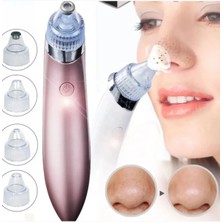 Şarjlı 5 Kademeli Profesyonel Vakumlu Siyah Nokta  ve  Temizleme Cihazı