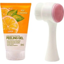 Limon Özlü Peeling Jel ve Cilt Temizleme Fırçası