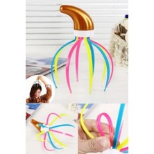 Kafa Masaj Aleti Emici Özel Baş Ağrılarını Engelleyici Kan Dağıtıcı Profesyonel Masajset