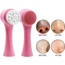 Çift Taraflı Silikon Yüz Temizleme Fırçası