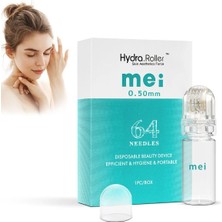 Roller 64 Altın Iğneli 0,50 mm Profesyonel Serum Ampul Uygulayıcı Aplikatör Dermaroller