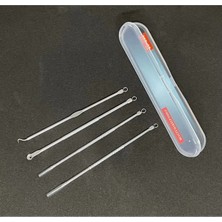 Siyah Nokta Temizleyici 4’lü Set Paslanmaz Çelik Komedon