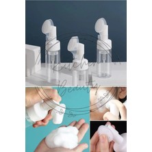 Taşınabilir Silikon Başlıklı Yüz Temizleyici Köpük Verici Şişe Makyaj Temizleme Fırçası 1ADET