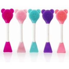 Silikon Maske Sürme Fırçası ve Siyah Nokta Temizleyici-Peeling ve Yüz Yıkama Fırçası