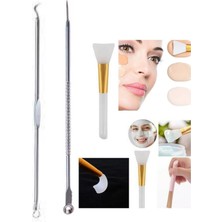 Çengel Iğne   Yüz Bakımı Siyah Nokta Leke Çıkarıcı Yüz Maskesi Sürme , Plastik Uçlu