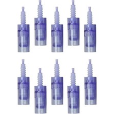 10 Adet 36 Pin Dermapen A6 ve A1 Iğnesi Orijinal Dermapen Iğne Kartuşu Mavi Sokei