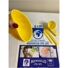 3 Lü Maske Karıştırma Kabı Seti - Silikonlu Kırılmaz