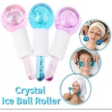 Crystal Ice Ball Roller Yüz Kaldırma Masajı Ice Globes Buz Küresi Soğuk Masaj ve Terapi Topu