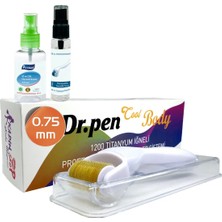 0.75 mm Dermaroller 1200 Titanyum Iğneli Orijinal Derma Roller Dezenfektan Hediyeli