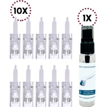 10 Adet 12 Pin Dermapen Igne Orijinal Dermapen Igne Kartuşu Beyaz Sokei A10-N2-MYM-M5-M7 Model