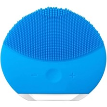 Mavi Titreşimli Yüz Temizleme Cihazı