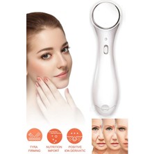 Mini Göz Altı Iyon Masaj Aleti Titreşimli Kırışıklık Karşıtı Cilt Yenileyici Pilli Yüz Masaj Aleti