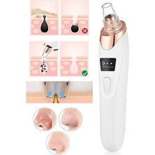 Dijital Göstergeli 5 Başlıklı Cilt Temizleme Vakum Aleti Gold Detaylı Multifunctional Cleanin