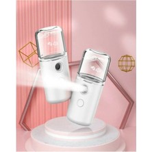 USB Şarjlı Nano Mist Sprey Yüz Cilt Nemlendirici ve Gözenek Açıcı Soğuk Buhar Yüz Saunası