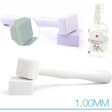 Derma Mikro Stamp 140 Iğne Titanyum N140 Dermastamp 1,00MM + Dezenfektan Sprey
