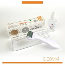 1080 Iğne Titanyum Dermaroller 3,00MM (Vücut Bölgesi Için Ideal) + Temizleme Spreyi