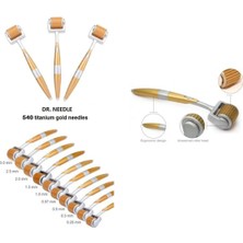 Dermaroller 540 Iğneli Titanyum Gold Derma Roller-Dr.needle- 2,50 mm
