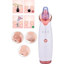 5 Başlıklı Cilt Temizleme Vakum Aleti Multifunctional Cleaning Instrument Kırmızı-Beyaz Detay
