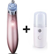 2'li Set Vakumlu Siyah Nokta  Temizleyici ve Soğuk Buhar Makinası