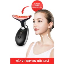 3 Modlu Yüz ve Boyun Ems Güzellik Cihazı- Gıdı, Sarkma ve Kırışıklık Karşıtı