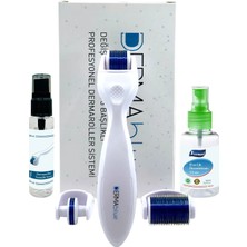 3in1 Dermaroller Değiştirilebilir 3 Başlıklı Titanyum Iğneli Derma Roller Seti