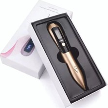 Profesyonel 9 Kademe Dijital Laser Plazma Pen Gold Renk Ben, Siğil ve Leke Cihazı