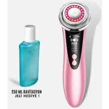 Yüz Kavitasyon Aleti Sıkılaştırıcı - - Titreşim Isı - Mavi Kırmızı Işık - Şarjlı