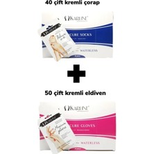 Manikür Eldiveni 50 Çift +Pedikür Çorabı 40 Çift