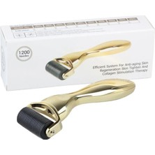 Dermaroller Titanyum Body Gold 1.00MM 1200 Iğne Vücut Için