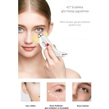 42° Isıtmalı ve Titreşimli Göz Altı Bakım Cihazı & Göz Torbalarını ve Çizgilerini Iyileştirir